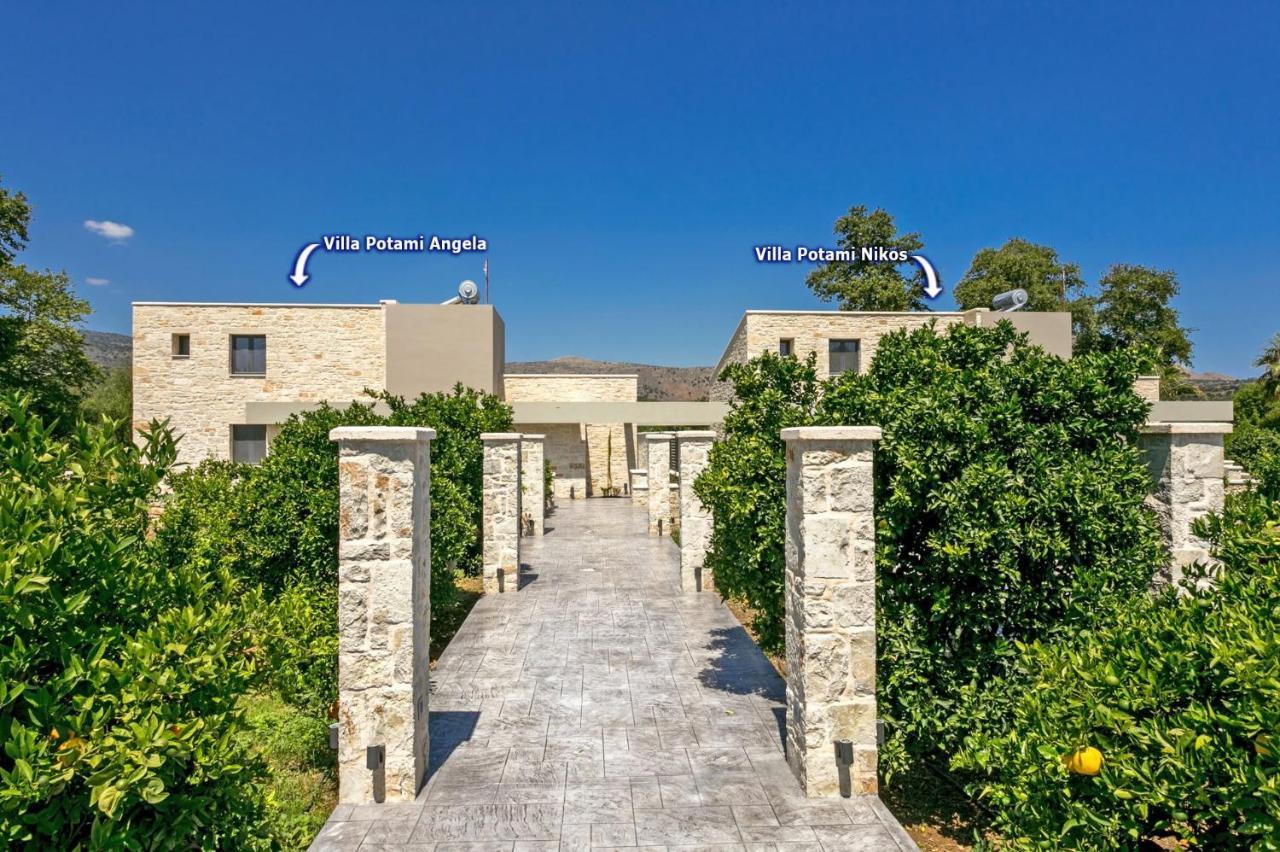 Villa Potami Angela By Villa Plus Stilos Bagian luar foto