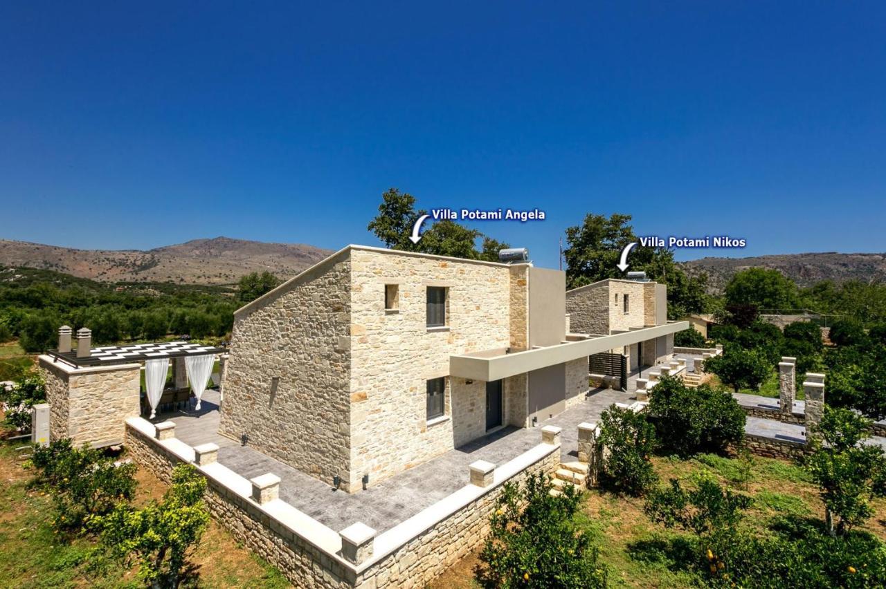 Villa Potami Angela By Villa Plus Stilos Bagian luar foto