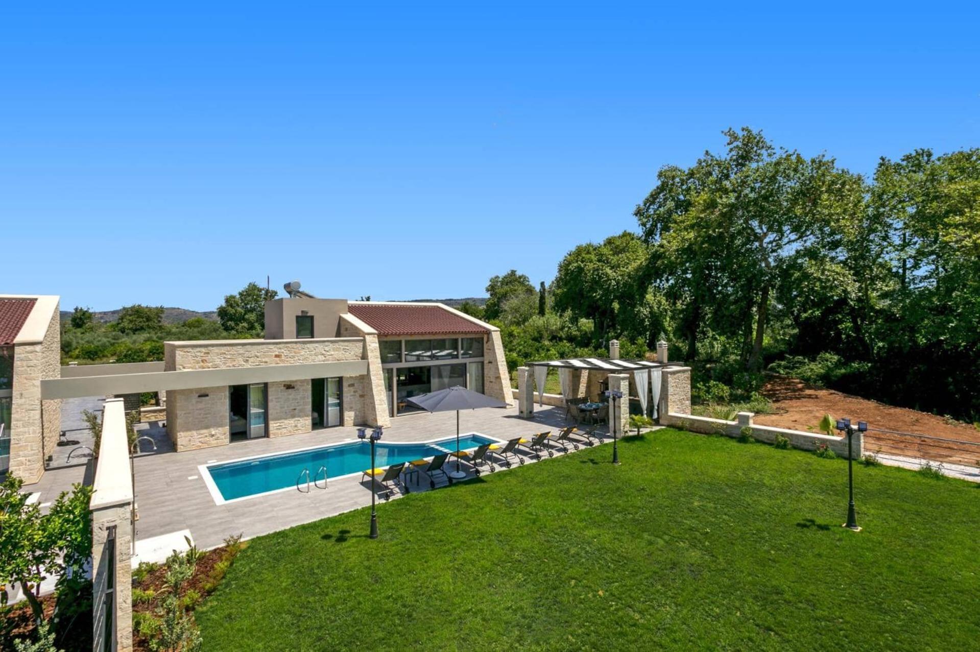 Villa Potami Angela By Villa Plus Stilos Bagian luar foto