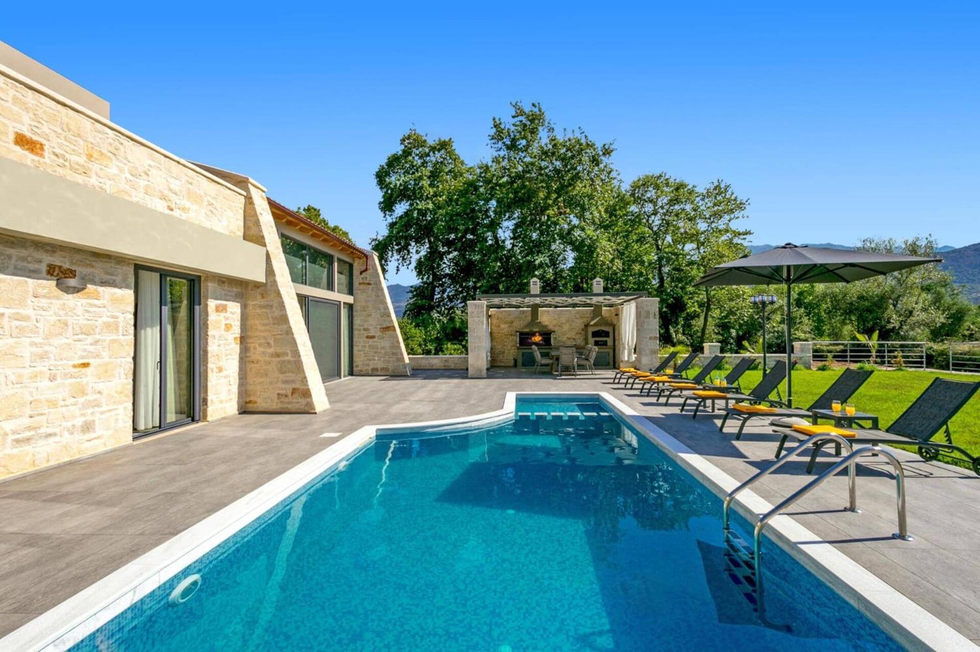 Villa Potami Angela By Villa Plus Stilos Bagian luar foto